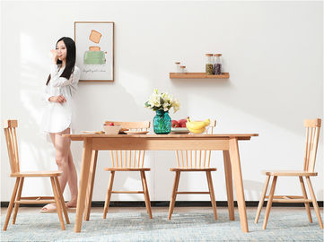 작은 공간을 위한 정연한 가정 단단한 나무 확장 가능한 식당 테이블
