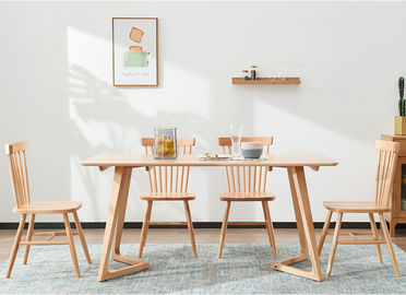 장방형 단단한 나무 테이블, 가정/상업적인 대중음식점 식탁