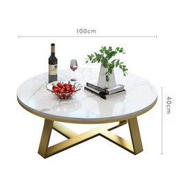 주문품 북유럽 대리석 현대 간단한 거실 둥근 크기 탁자