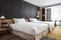 대중적인 현대 호텔 침실 가구 아파트 침실 세트 호화스러운 디자인