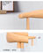 유행 현대 식당 의자, 나무다리를 가진 의자를 식사하는 착색된 가죽