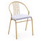 Eco 대중음식점/호텔/가정을 위한 친절한 금속 구조 가죽 식사 의자